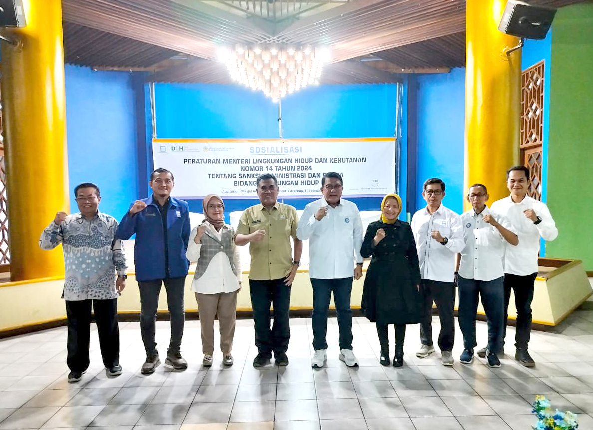 Sosialisasi Peraturan Menteri Lingkungan Hidup dan Kehutanan Nomor 14 Tahun 2024 tentang Sanksi Administrasi dan Dena dibidang Lingkungan Hidup.